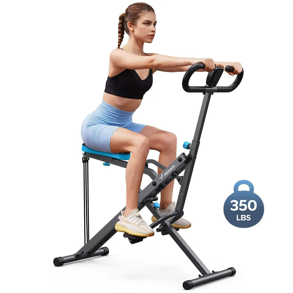 2 in 1 Squat Rowing Machine Home Workout
