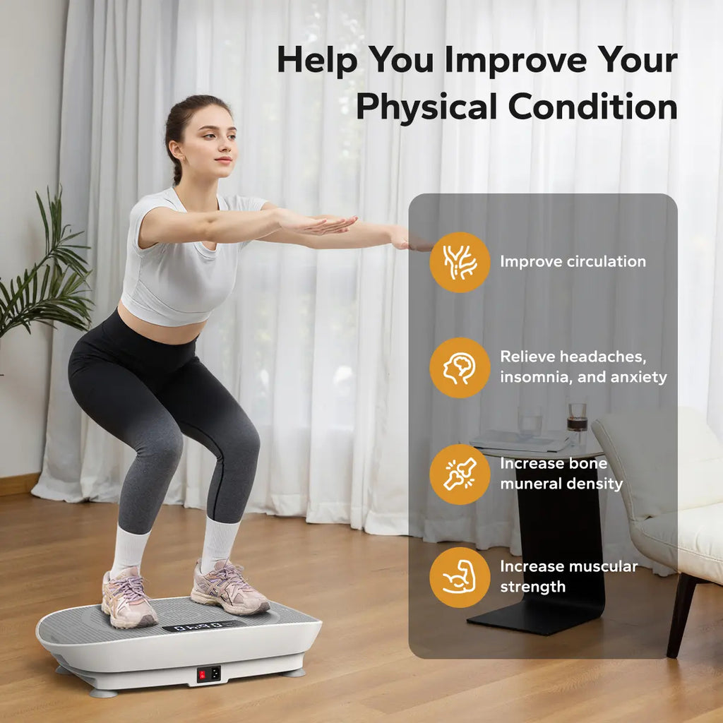 Vibration Plate Exercise Machine Capacity 181KGS