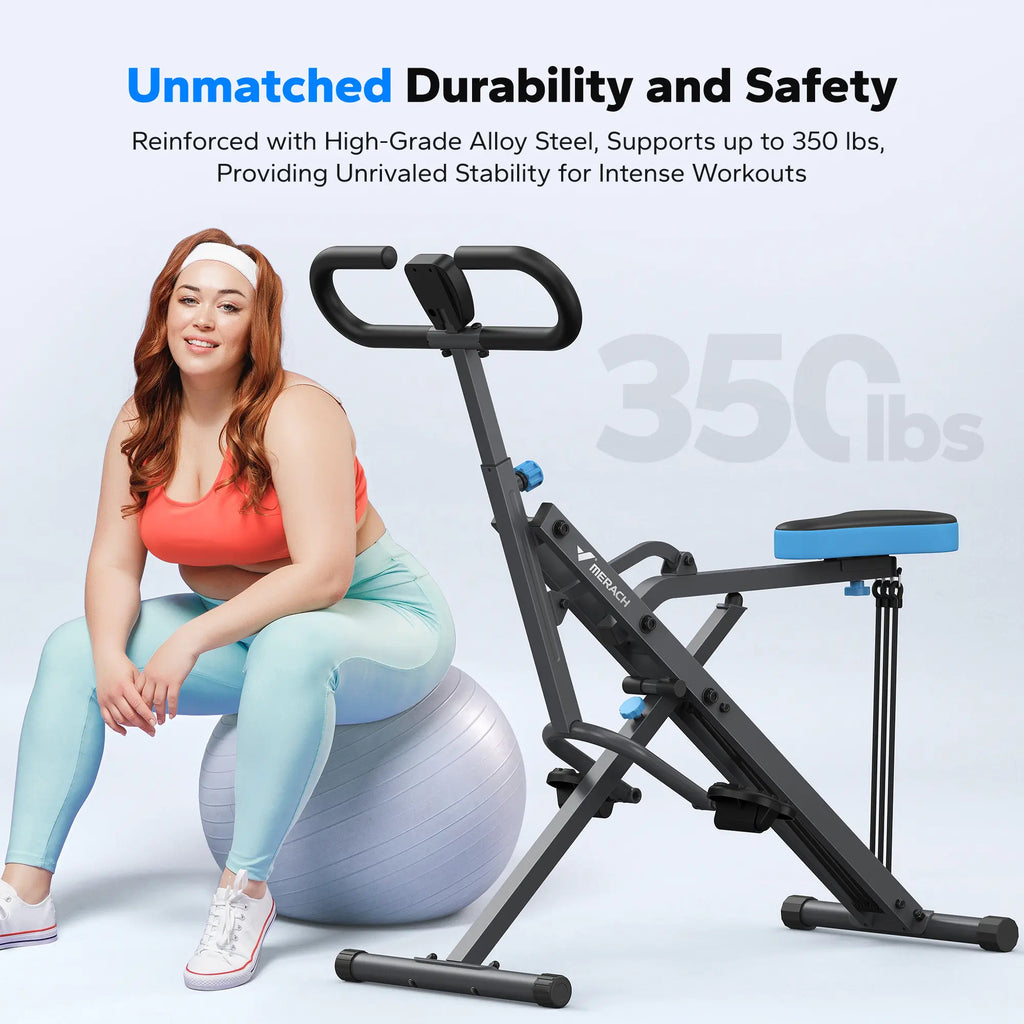 2 in 1 Squat Rowing Machine Home Workout