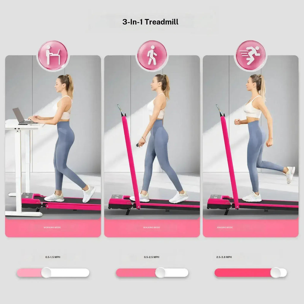 Foldable Handrail Adjustable Incline Treadmill Upgrade