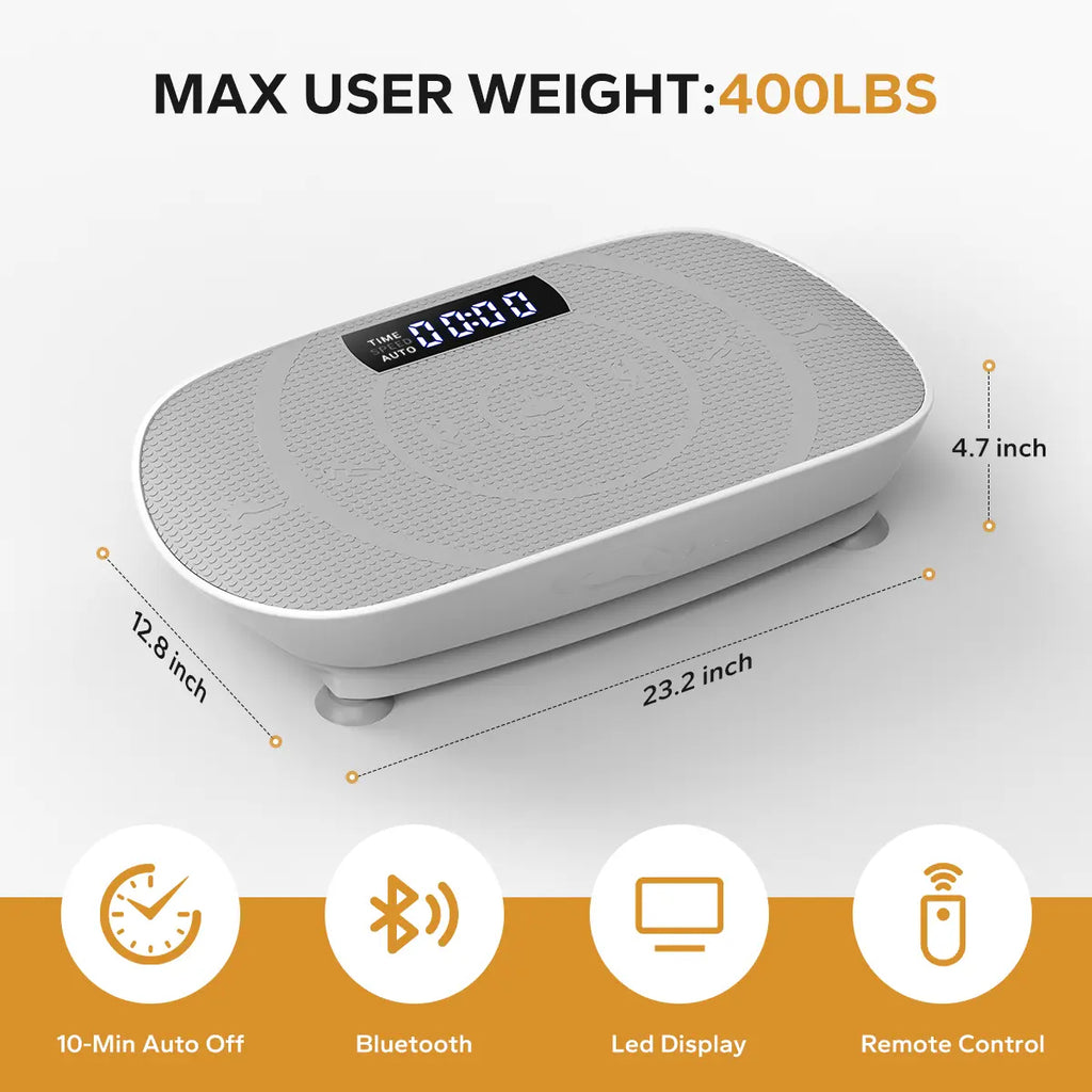 Vibration Plate Exercise Machine Capacity 181KGS