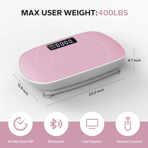 Vibration Plate Exercise Machine Capacity 181KGS