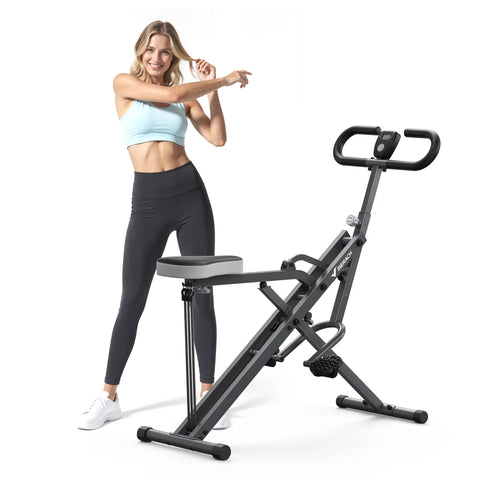2 in 1 Squat Rowing Machine Home Workout
